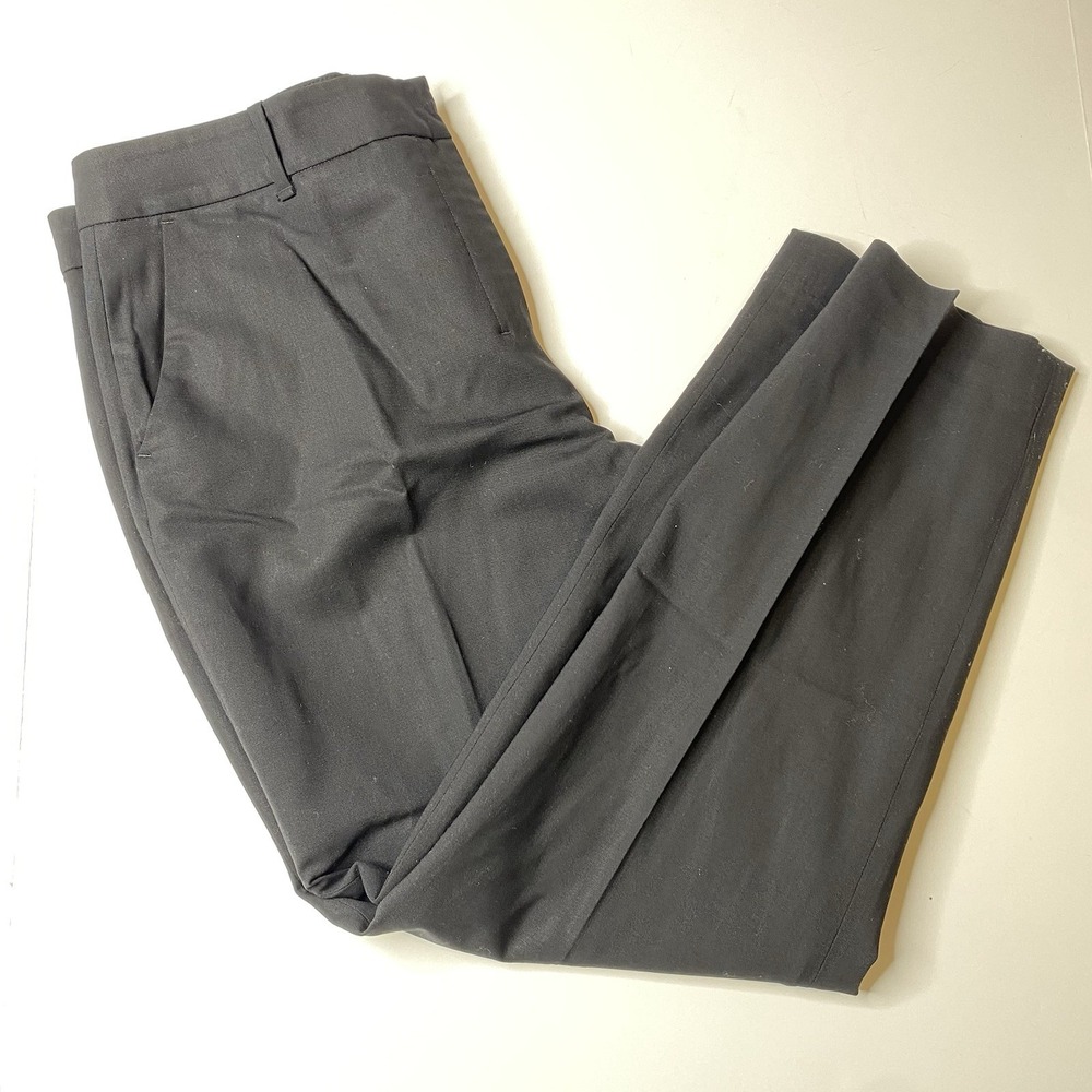 MM‎ Lafleur Black Virgin Wool Tapered Dress Pants 25 inch inseam Lined